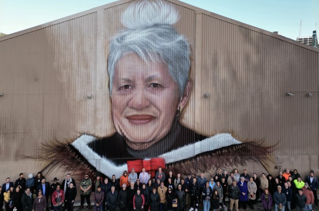 New mural pays tribute to local kaumātua June Jackson