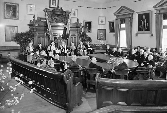 Council Chamber in 1951.