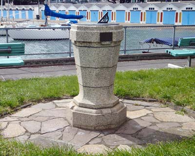 Sundial at Clyde Quay Boat Harbour