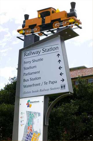 Railway Station Sign