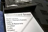 Woodward Street Sign