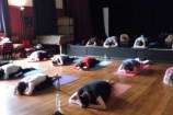 Yoga class at Newtown Hall
