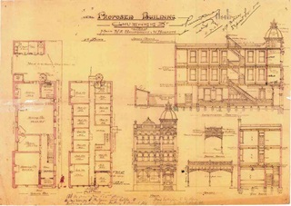 The original technical drawings of the Albermarle Hotel.