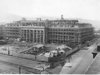 Gray Young was also the architect of the Wellington railway station (under construction 1936).