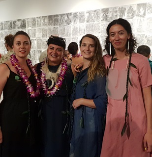 Mata Aho Collective is a collaboration of four Māori women artists