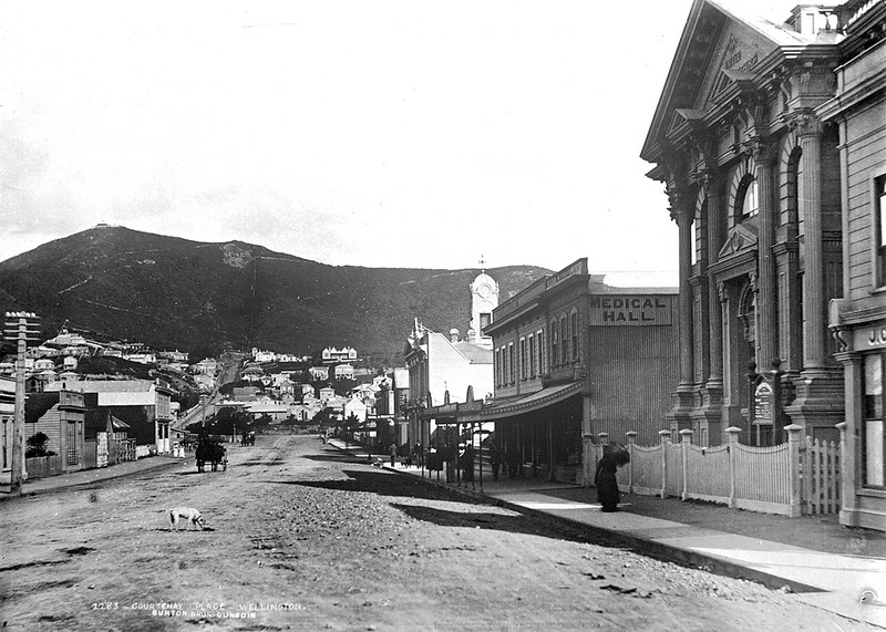 Courtenay Place circa 1900