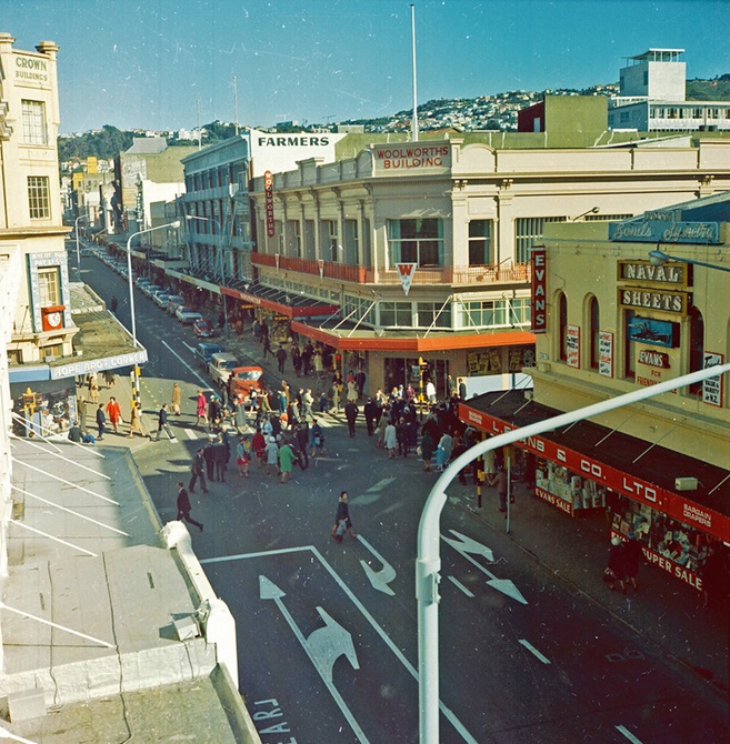 Cuba Street circa 1968