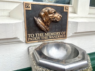 Paddy the Wanderer drinking fountain.