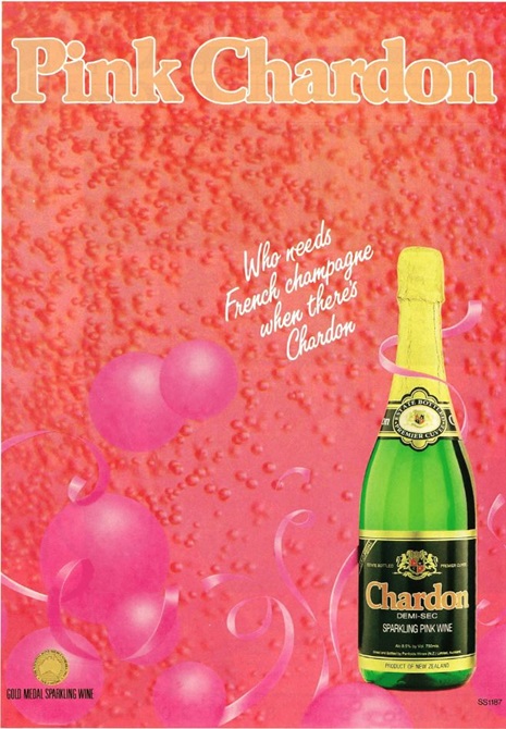 Image of Wellington City Magazine ad for Pink Chardon