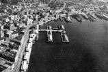 Jervois Quay from the sky circa 1947