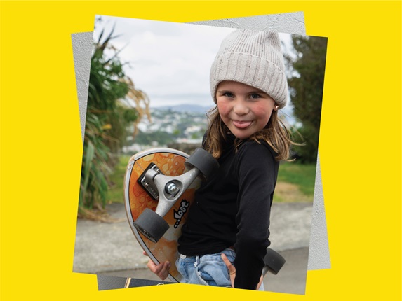We Skate profile of Daisy in campaign template