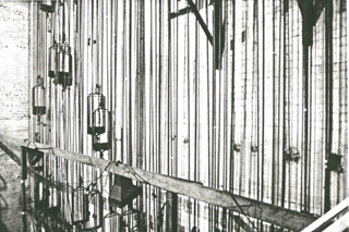 Rigging at St James from back in the day.