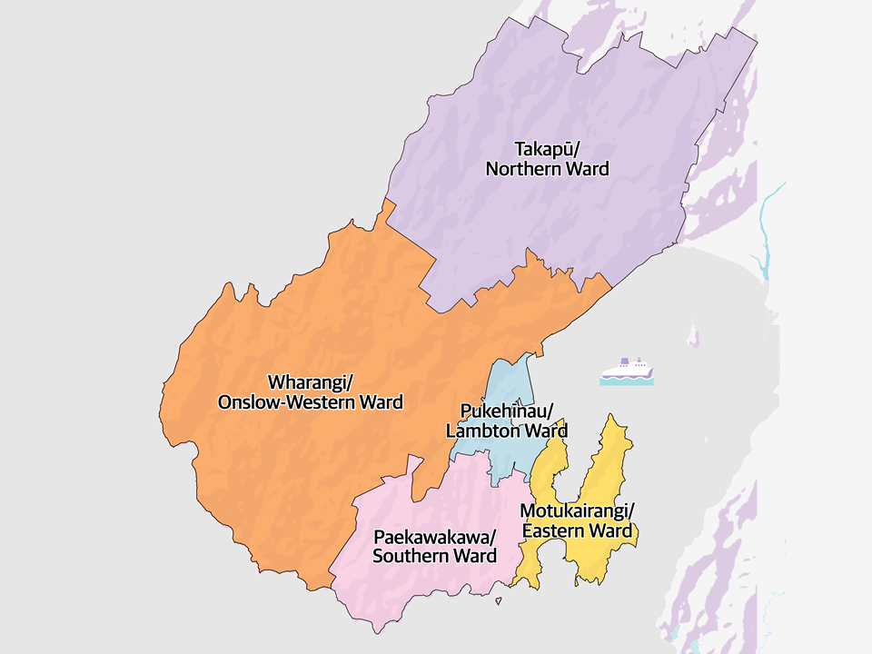 Map of Wellington.