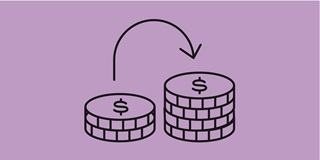 Animated image of coins.