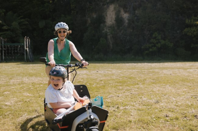 Hospital visits made easier for family by bike