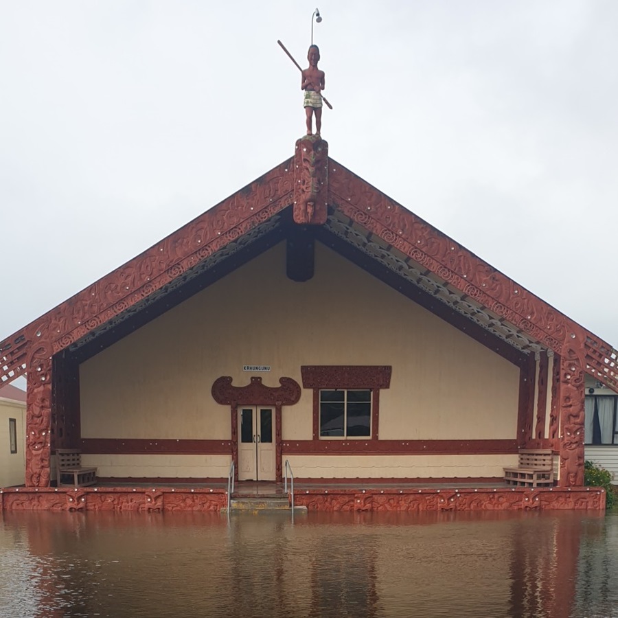 Flooded Marae.