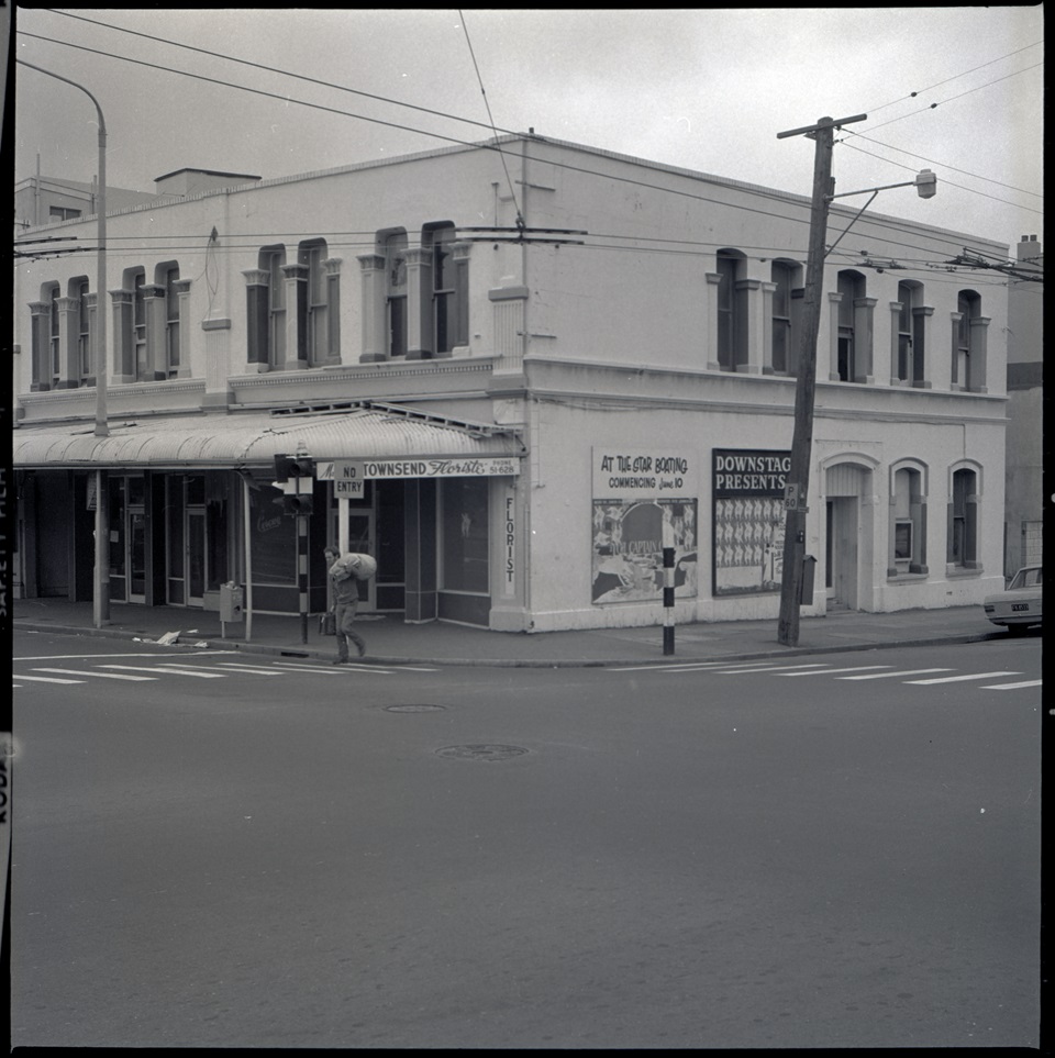 Hannah Playhouse site 1971 cnr Courtenay Place and Cambridge Tce