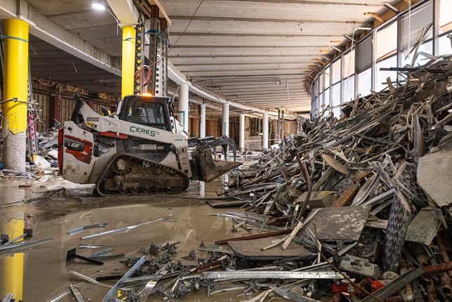 image of recyclable goods collected during the CAB works