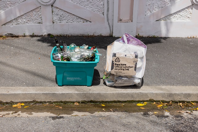 Recycling on the road