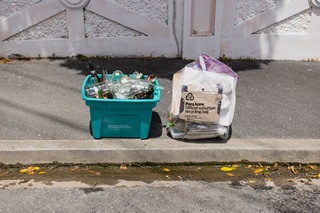 Recycling on the road