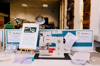 Image of Sewing station Te ae zero waste