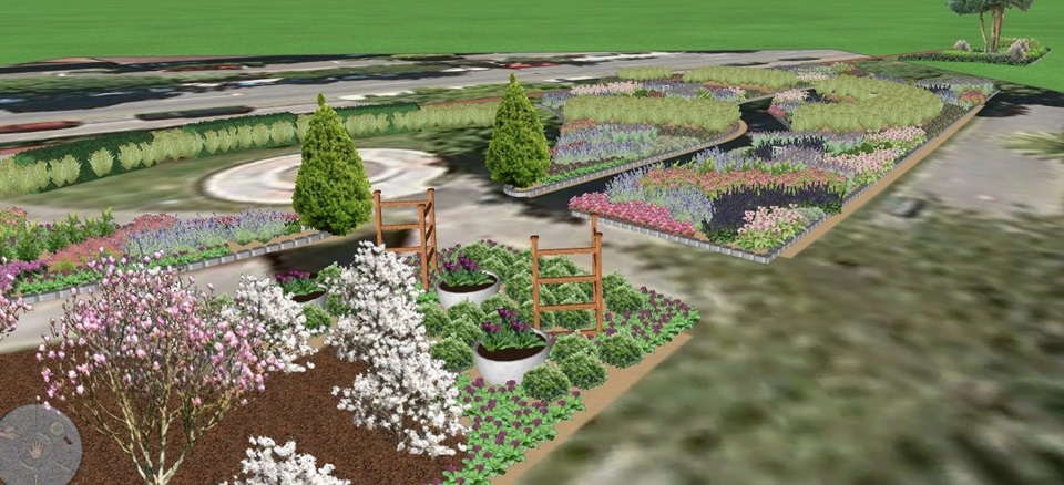 Botanic Garden ki Paekākā concept render of new display gardens.