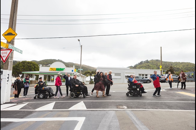 A community crossing, from Karori’s oldest residents
