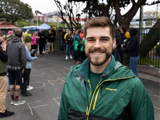 Image of Jacob Wahry in a green jacket.