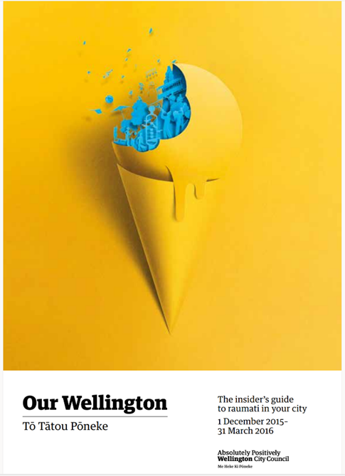 Our Wellington magazine cover summer 2015. 