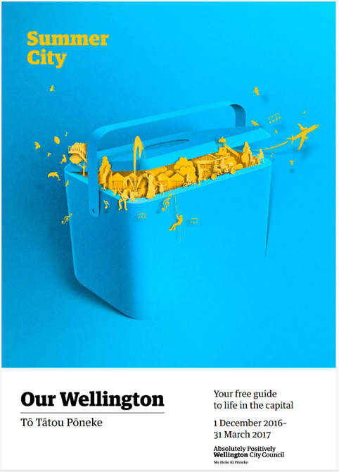 Our Wellington magazine cover summer 2016. 