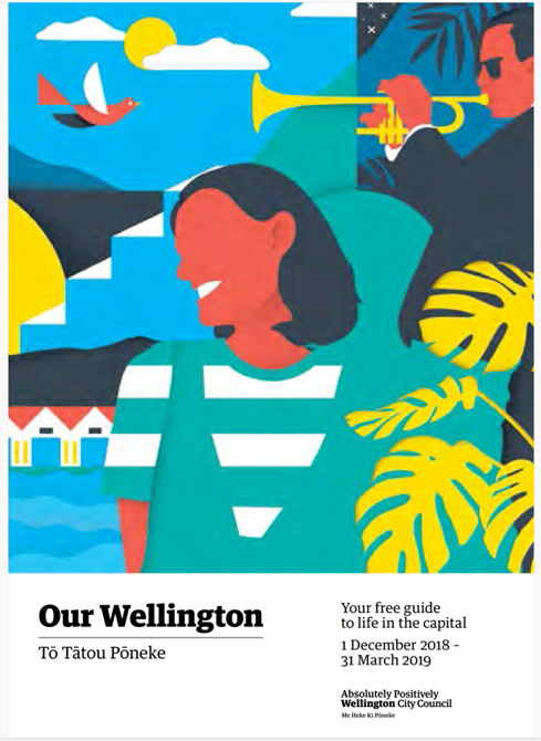 Our Wellington magazine cover summer 2018-19. 