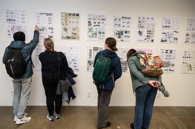Students’ vision for heart of the city on display