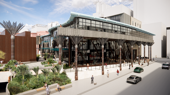 Artist rendering of Te Matapihi.