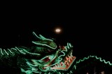 LED dragon at a festival.