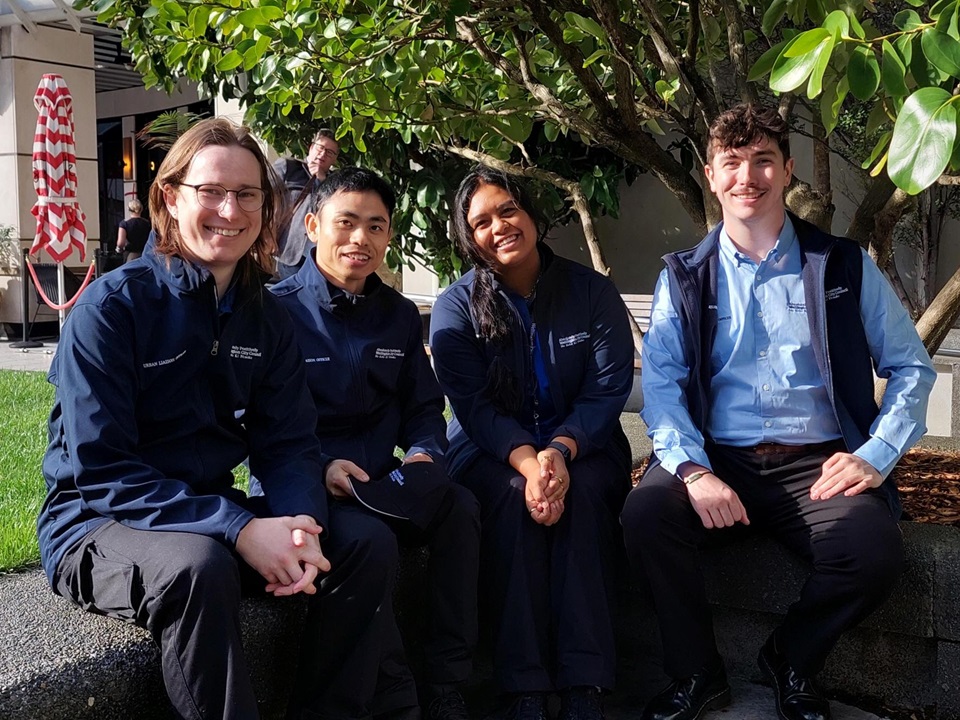 Urban Liaison Officers Isaak, Andy, Ellis, Kaila in Midland Park