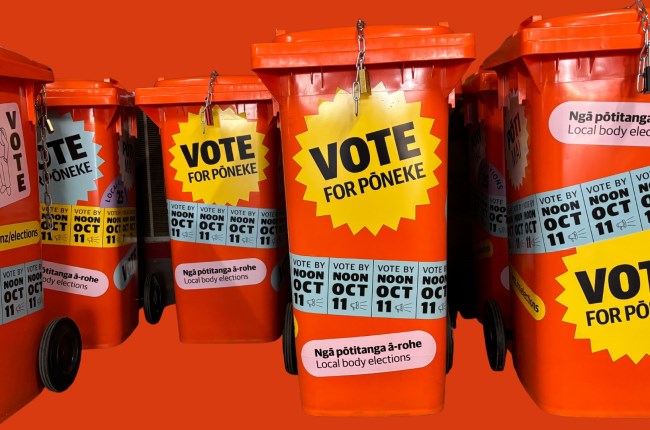 How orange voting bins are changing the way we vote 