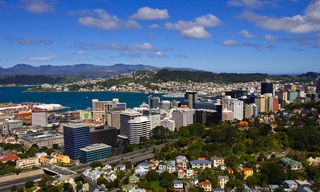 Aerial view of Wellington.