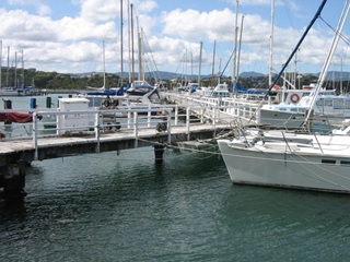 Evans Bay Marina. 