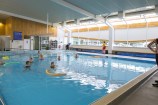 Hydrotherapy class being led by instructor