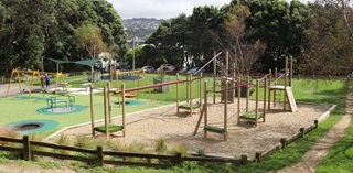 Pirie Street play area in Mount Victoria.