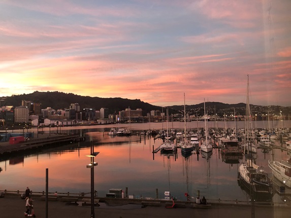 Wellington at sunset