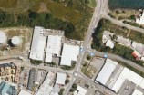 A satellite view of the former location of the Miramar gas works.