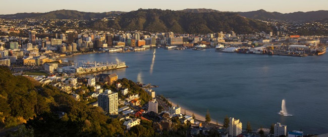 Wellington harbour.