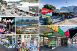 Collation of shopping areas with BID's. Showing colourful streetscapes.