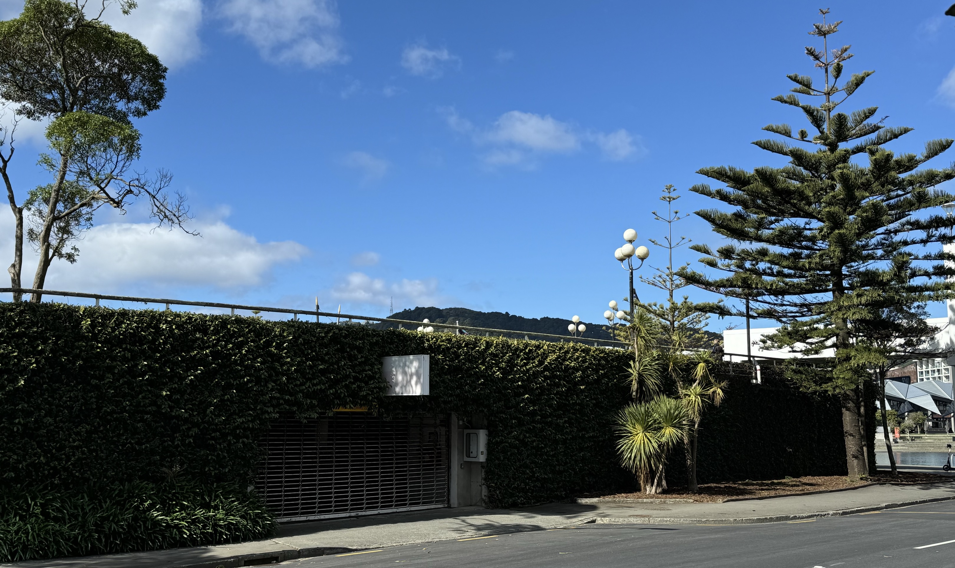 Entrance to Frank Kitts car park.