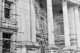 Repairing Wellington Town Hall after the Napier earthquake, circa 1931.