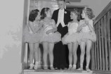 Child ballet dancers at the August Town Hall Competitions in 1955.
