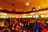 Audience enjoying a Diwali event at the Town Hall.