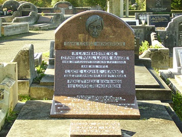 Grave of Dame Louise Henderson.