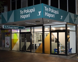 Te Pokapū Hapori space on Manners Street.